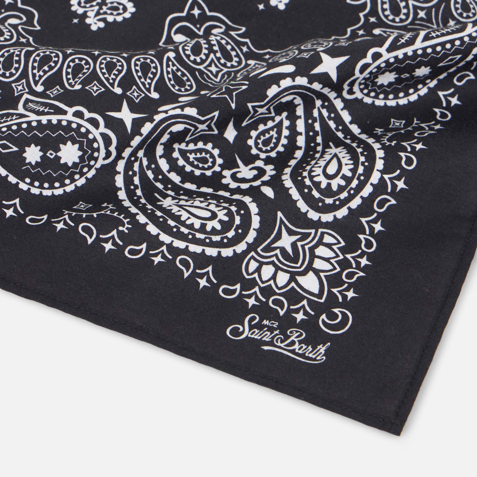 Foulard black bandanna - MC2 Saint Barth