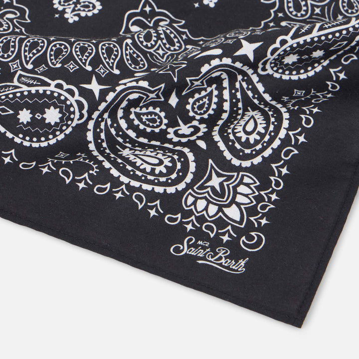 Foulard black bandanna - MC2 Saint Barth