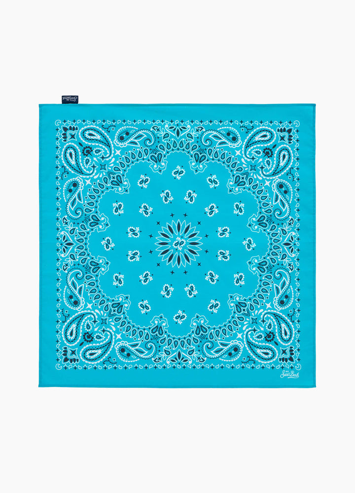Foulard light blue bandanna - MC2 Saint Barth