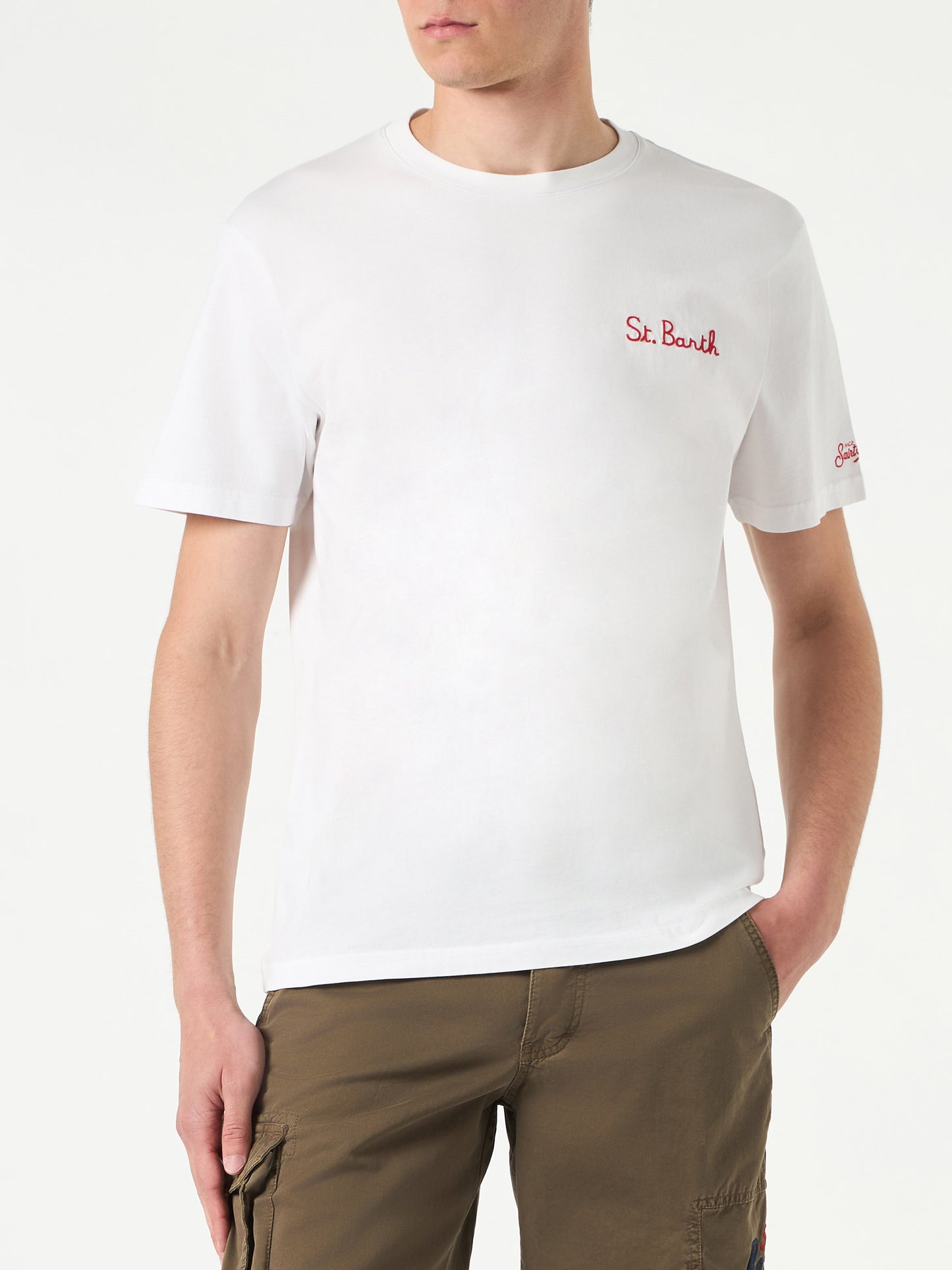 Man cotton t-shirt with Bart angel print | THE SIMPSONS SPECIAL EDITION - MC2 Saint Barth