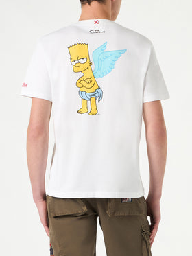Man cotton t-shirt with Bart angel print | THE SIMPSONS SPECIAL EDITION - MC2 Saint Barth