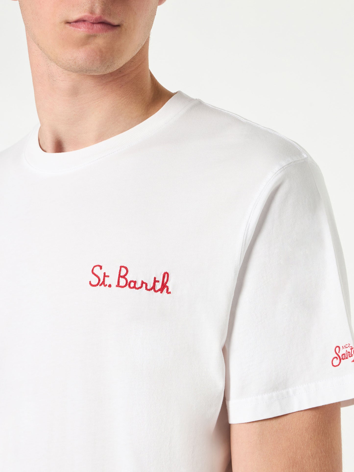 Man cotton t-shirt with Bart angel print | THE SIMPSONS SPECIAL EDITION - MC2 Saint Barth