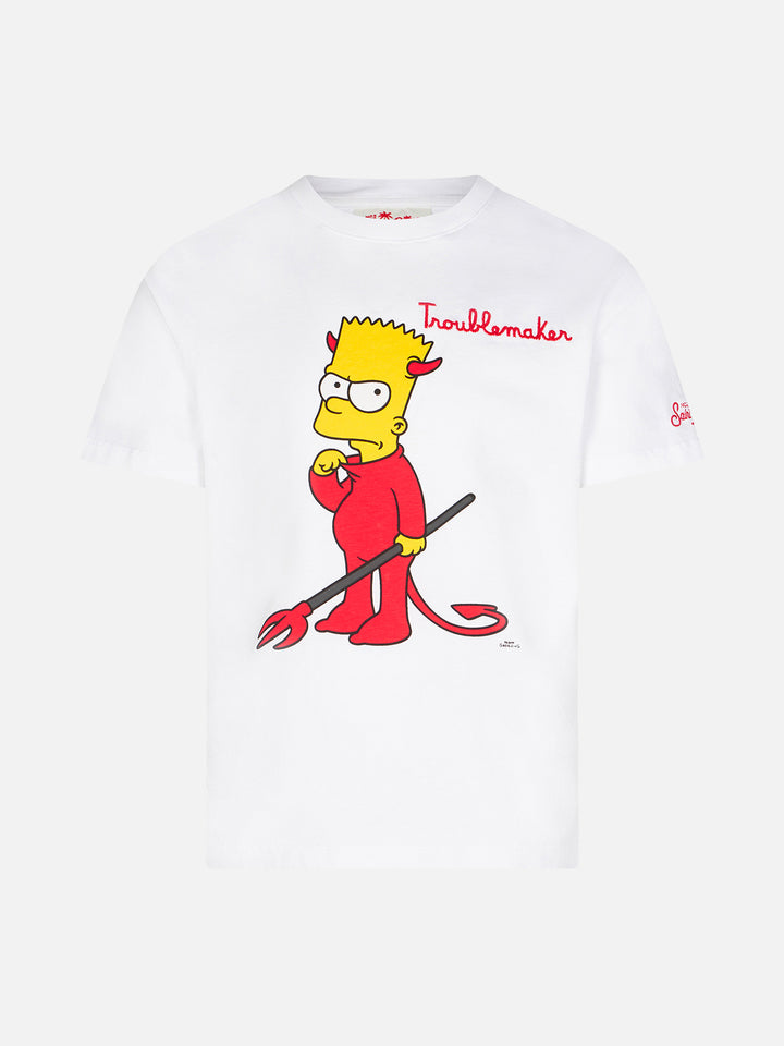 Boy cotton t-shirt with Devil Bart print | THE SIMPSONS SPECIAL EDITION - MC2 Saint Barth