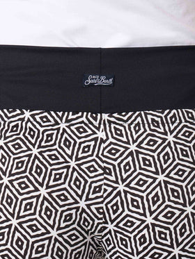 Woman beach shorts with geometric print - MC2 Saint Barth