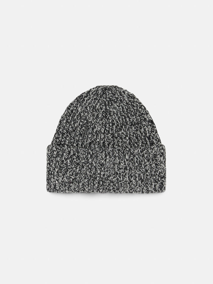 Woman white mouliné beanie with Saint Barth embroidery - MC2 Saint Barth