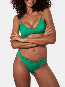 Woman emerald green bralette bikini - MC2 Saint Barth