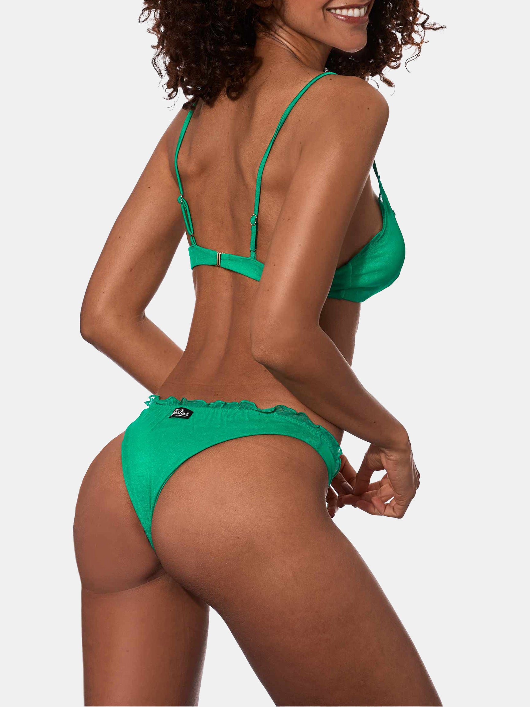 Woman emerald green bralette bikini - MC2 Saint Barth