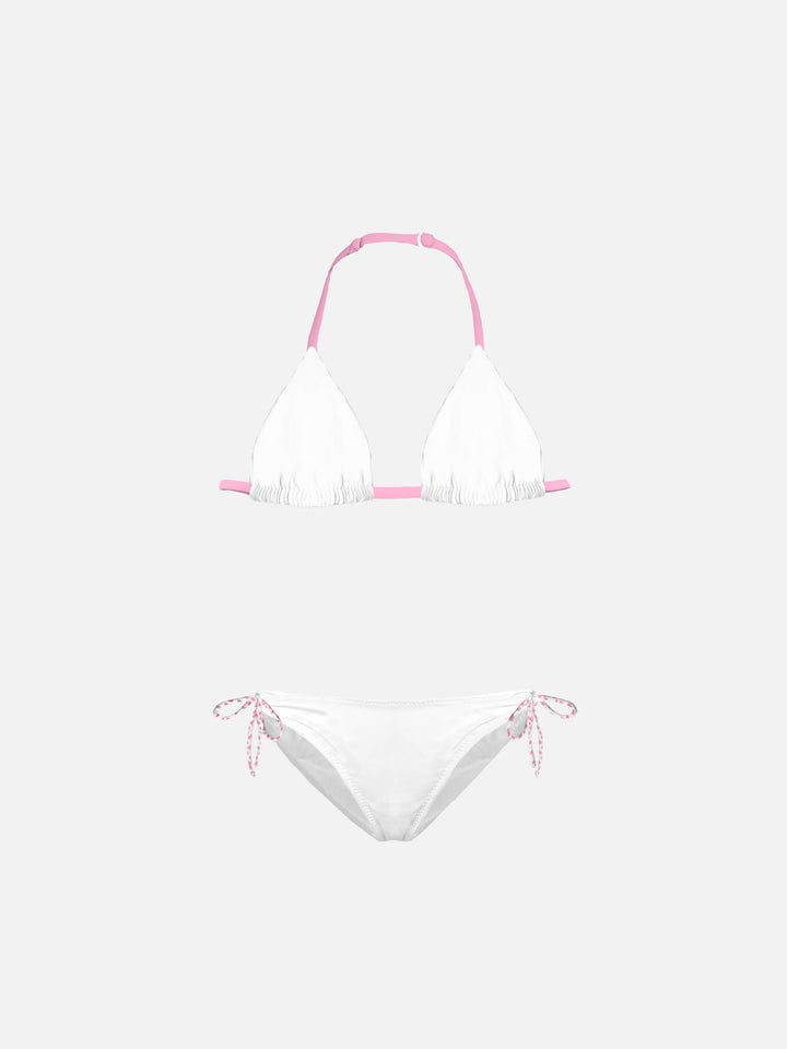 I love Forte embroidered girl's bikini - MC2 Saint Barth