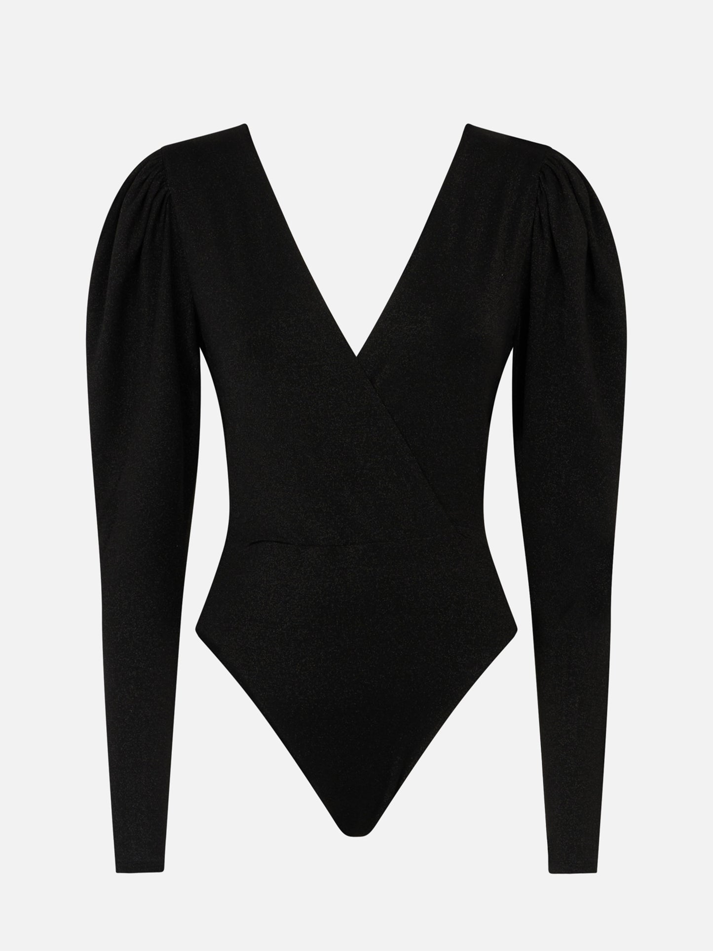 Knitted glitter black one piece swimsuit / bodywear - MC2 Saint Barth