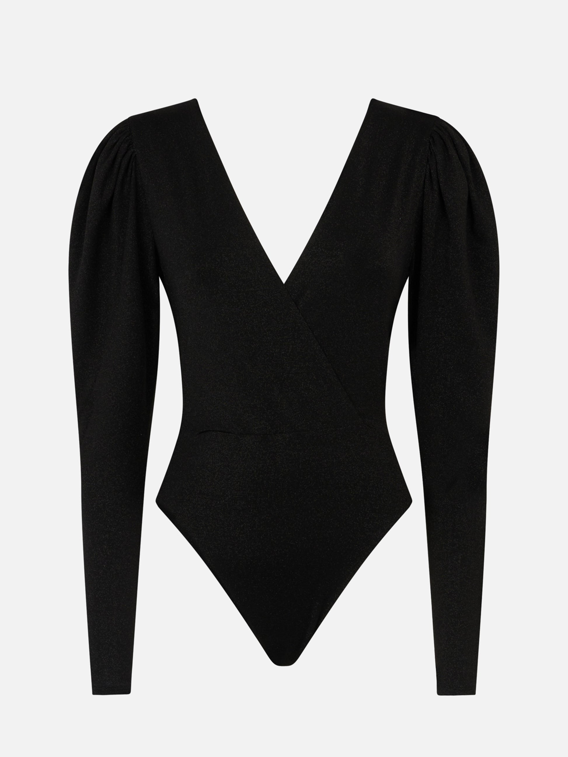 Knitted glitter black one piece swimsuit / bodywear - MC2 Saint Barth