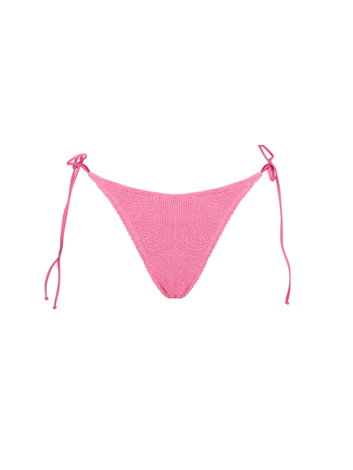 Woman pink crinkle cheeky swim briefs - MC2 Saint Barth