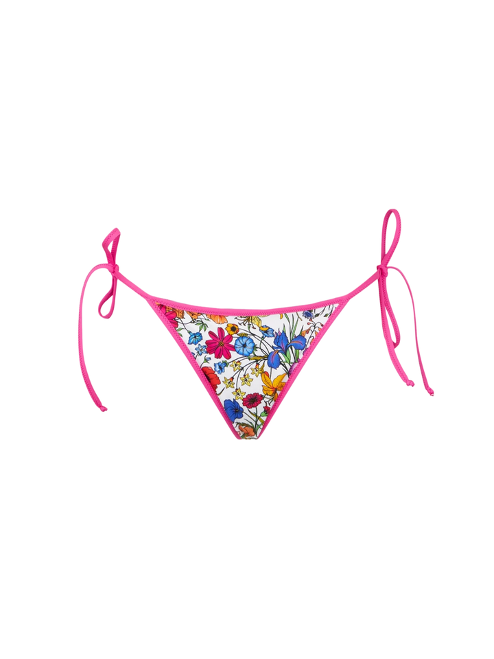 Woman triangle bikini with flower print - MC2 Saint Barth
