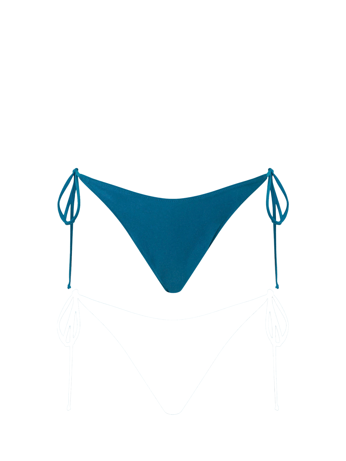 Woman teal green swim briefs - MC2 Saint Barth
