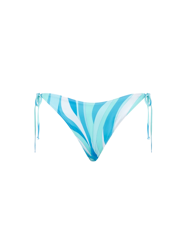 Woman bralette bikini with shape wave print - MC2 Saint Barth