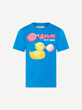 Boy cotton t-shirt with Big Babol print | BIG BABOL® SPECIAL EDITION - MC2 Saint Barth