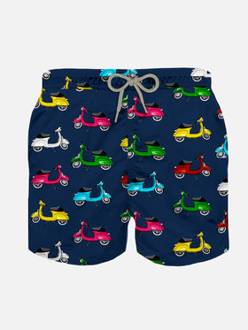 Boy swim shorts with scooter print - MC2 Saint Barth