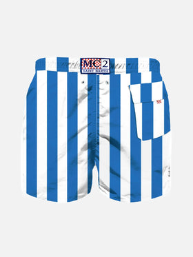 Bluette Boy swim shorts with embroidery - MC2 Saint Barth