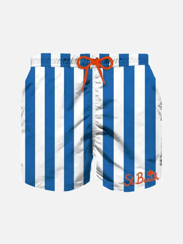 Bluette Boy swim shorts with embroidery - MC2 Saint Barth