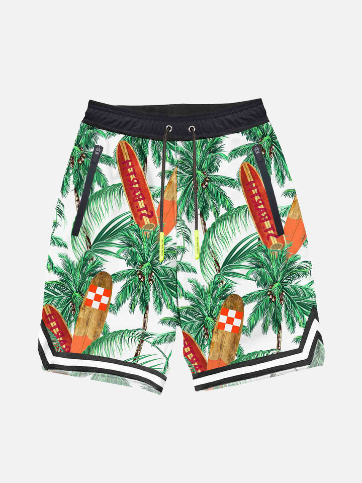 Surfboards print boy swim shorts - MC2 Saint Barth