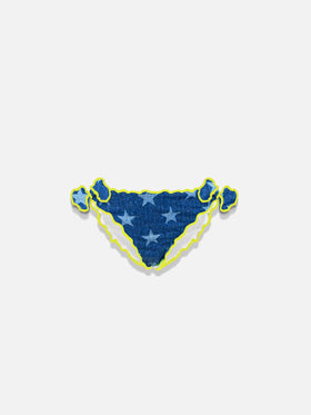 Girl swim briefs with star print - MC2 Saint Barth