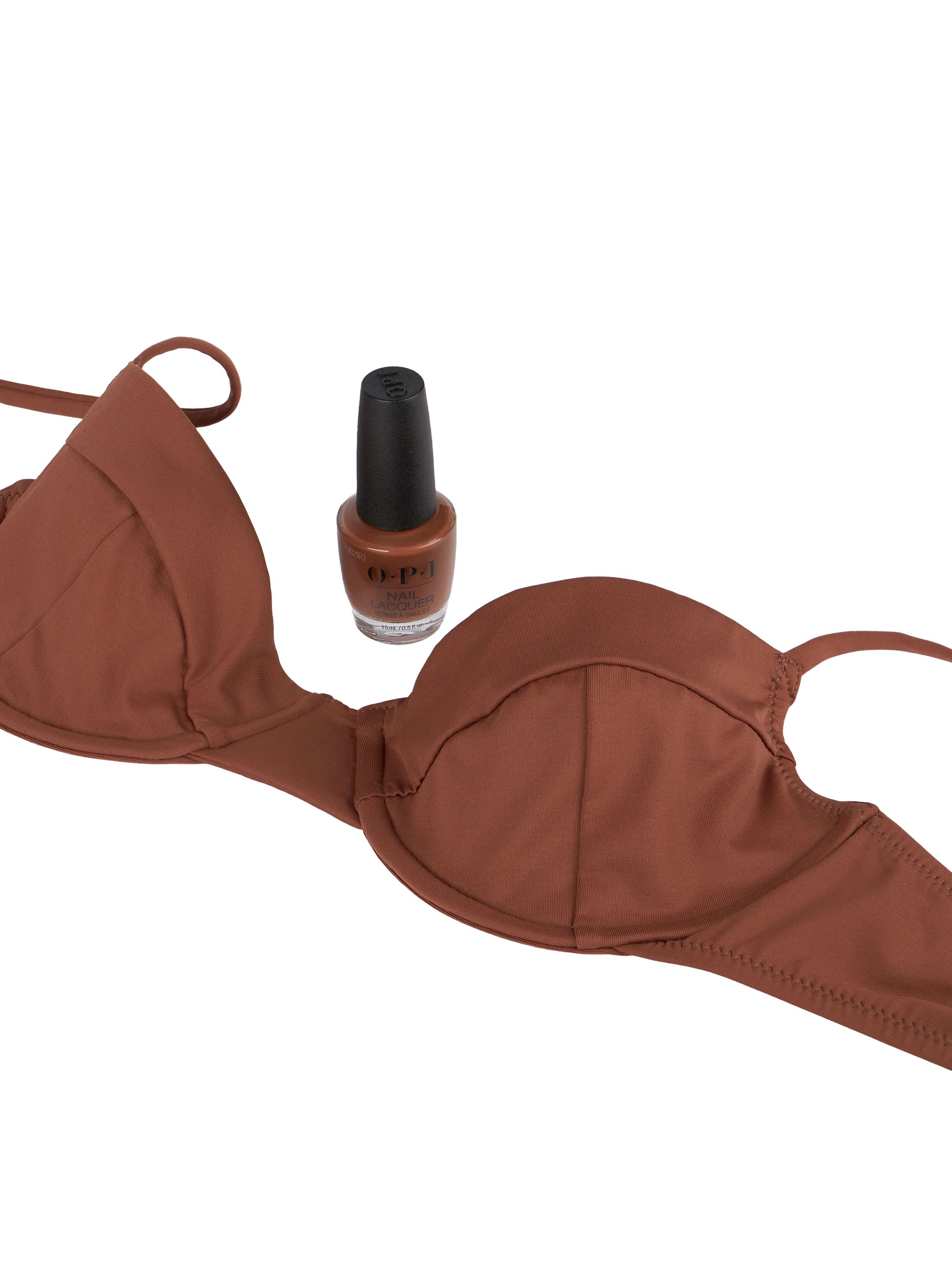 Woman brown underwired bralette bikini - MC2 Saint Barth