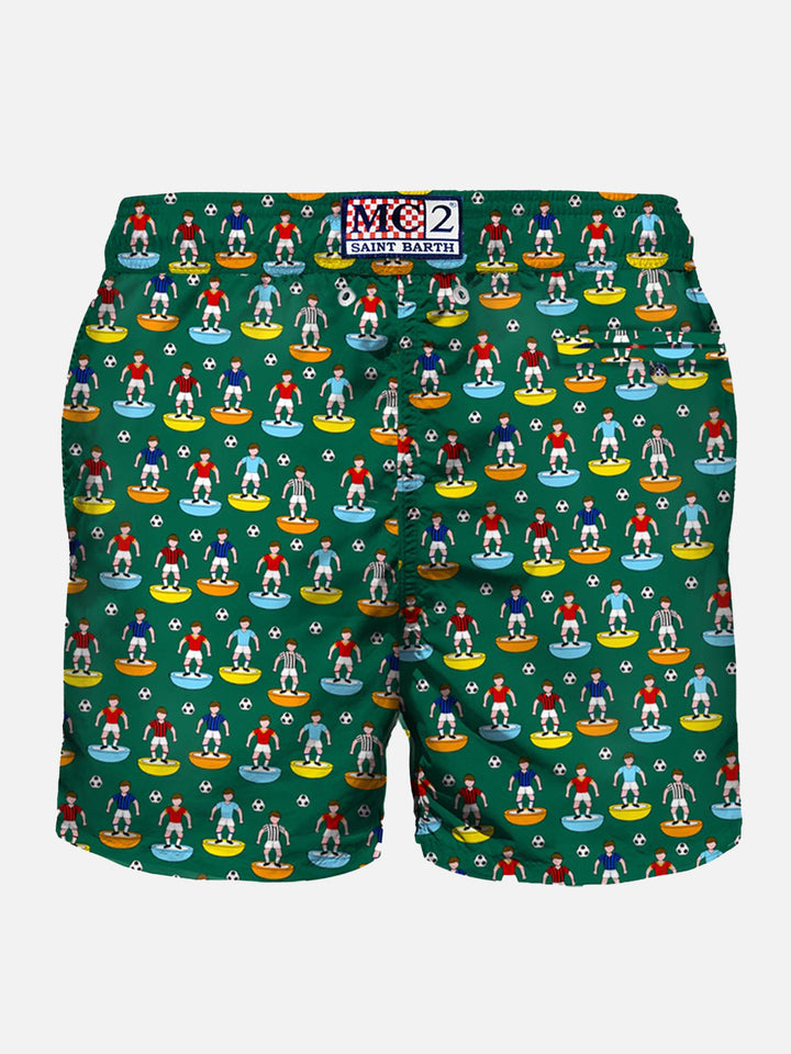 Badeshorts für Herren mit Fußballaufdruck