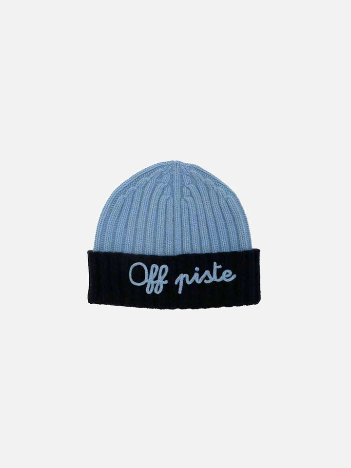 Cashmere blend hat with Off Piste embroidery - MC2 Saint Barth