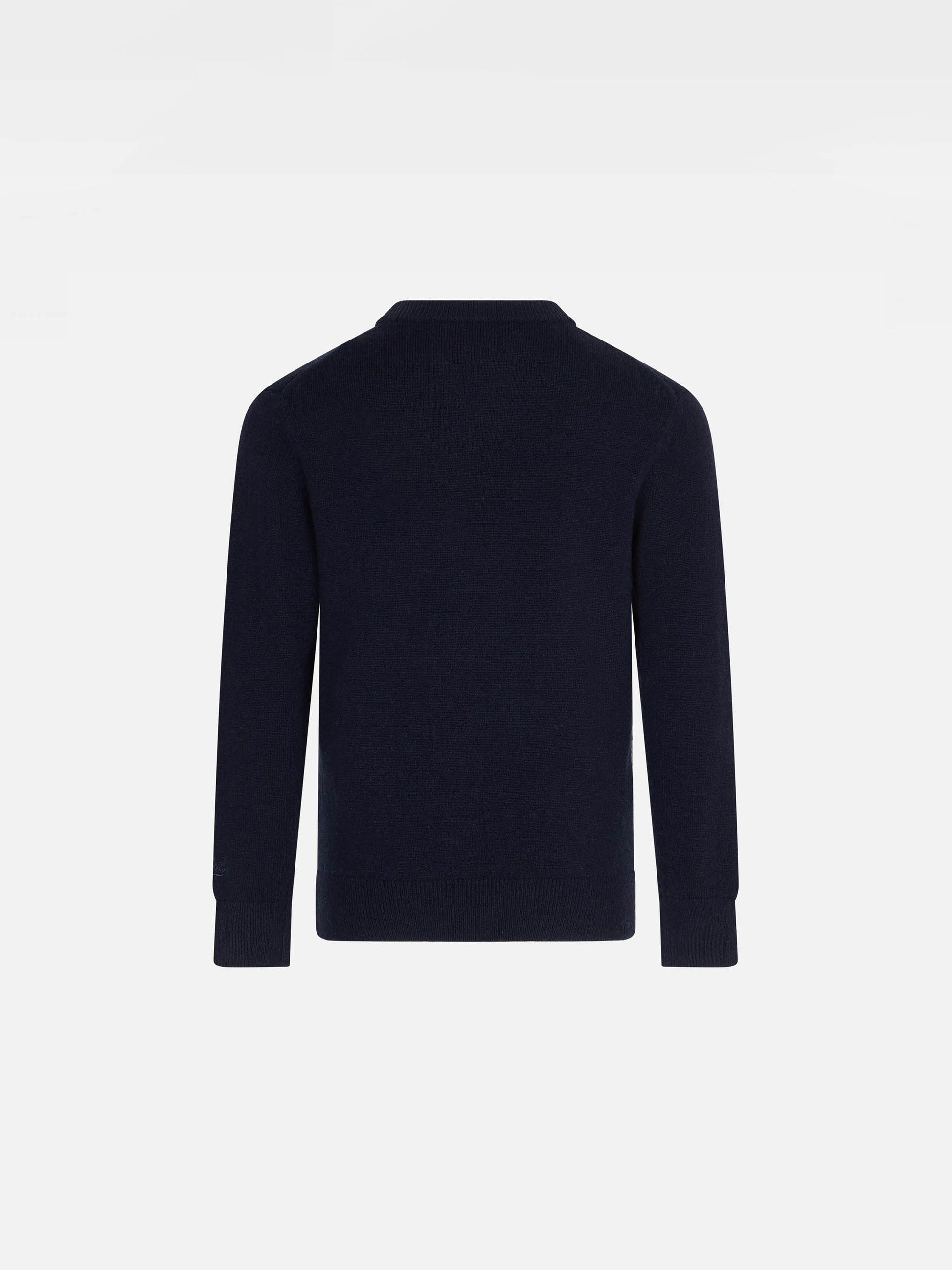 Boy sweater with Courmayeur jacquard - MC2 Saint Barth