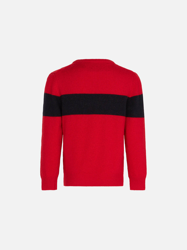 Boy sweater with Cortina embroidery - MC2 Saint Barth