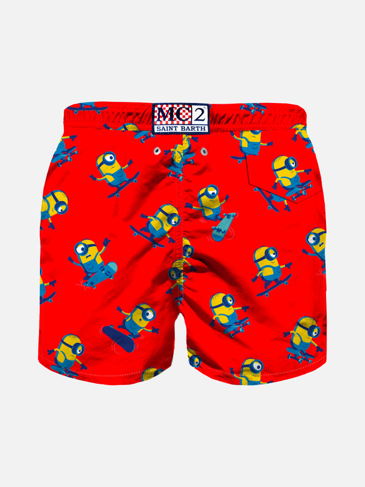 Boy swim shorts with Minions print | MINIONS SPECIAL EDITION - MC2 Saint Barth