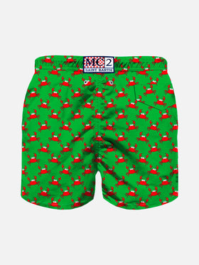Badeshorts für Jungen mit Krabbenprint