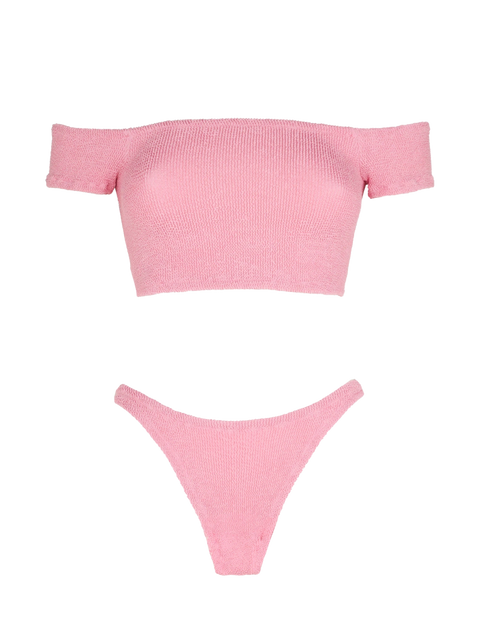 Woman crinkle wide shoulder strap bikini - MC2 Saint Barth