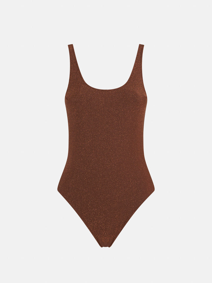 Woman lurex one piece swimsuit - MC2 Saint Barth