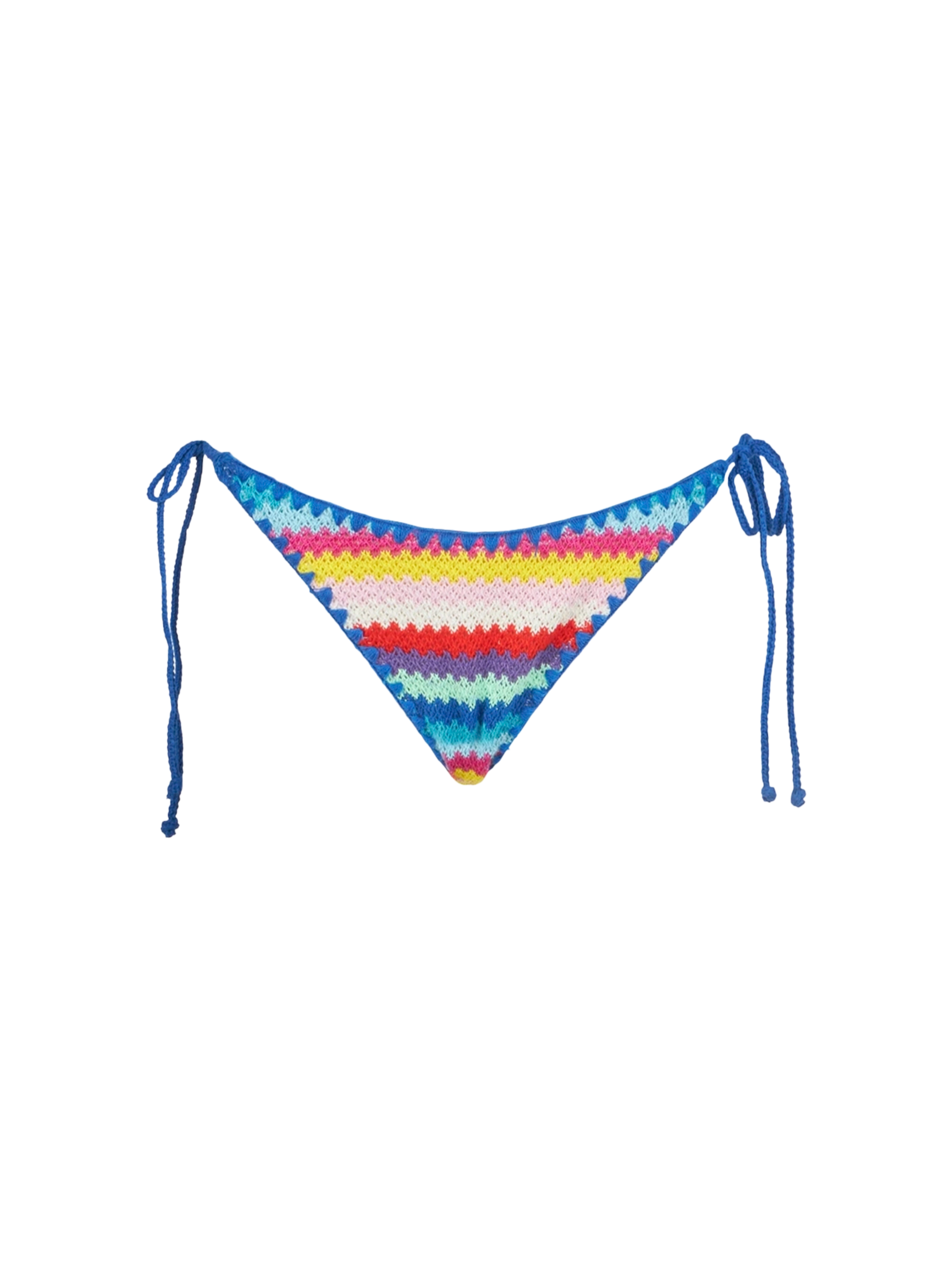 Woman crochet swim briefs with adjustable side laces - MC2 Saint Barth
