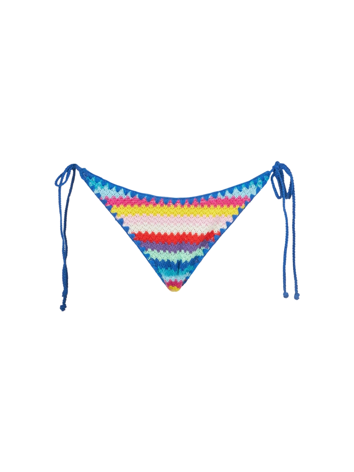 Woman striped crochet triangle bikini - MC2 Saint Barth