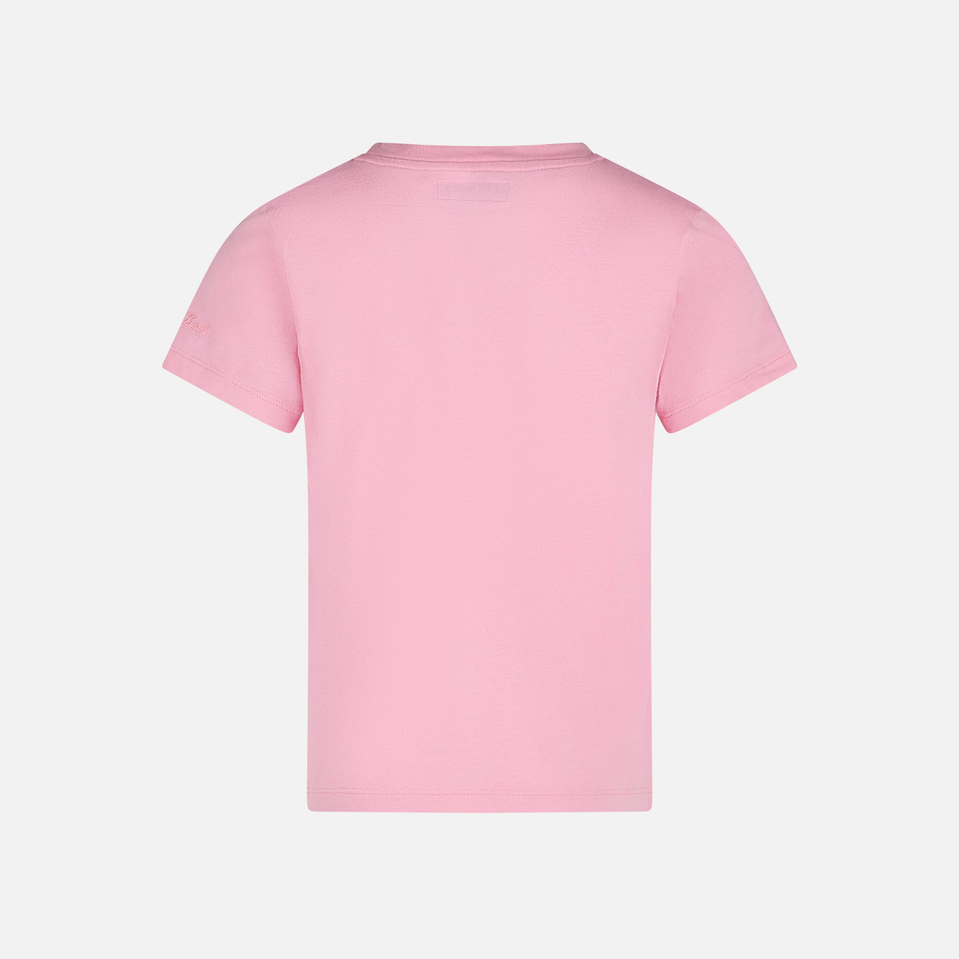 Girl t-shirt with Saint Barth logo and daisy - MC2 Saint Barth