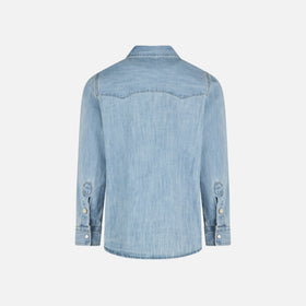 Boy denim linen shirt - MC2 Saint Barth
