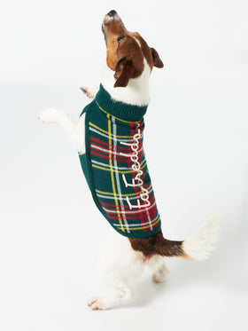 Dog sweater with tartan jacquard - MC2 Saint Barth
