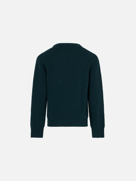 Boy crewneck sweater with ducky print - MC2 Saint Barth
