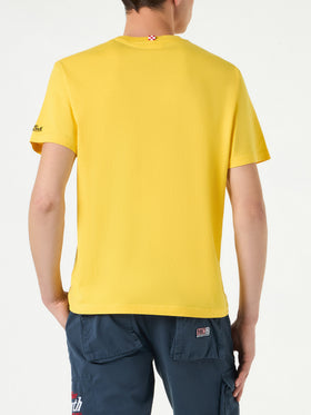 Man cotton t-shirt with Estathé ducky print | ESTATHE' SPECIAL EDITION - MC2 Saint Barth