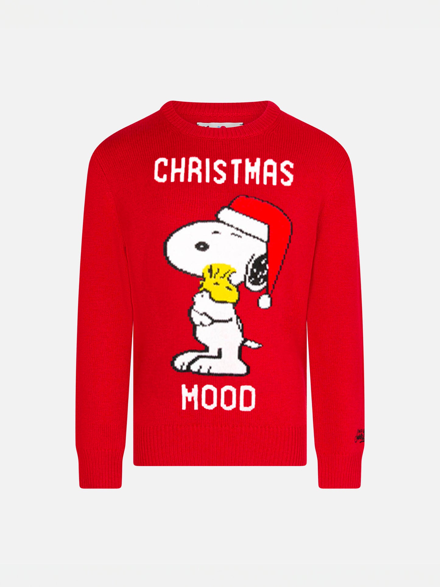 Red sweater Christmas Snoopy for girl | PEANUTS™ SPECIAL EDITION - MC2 Saint Barth