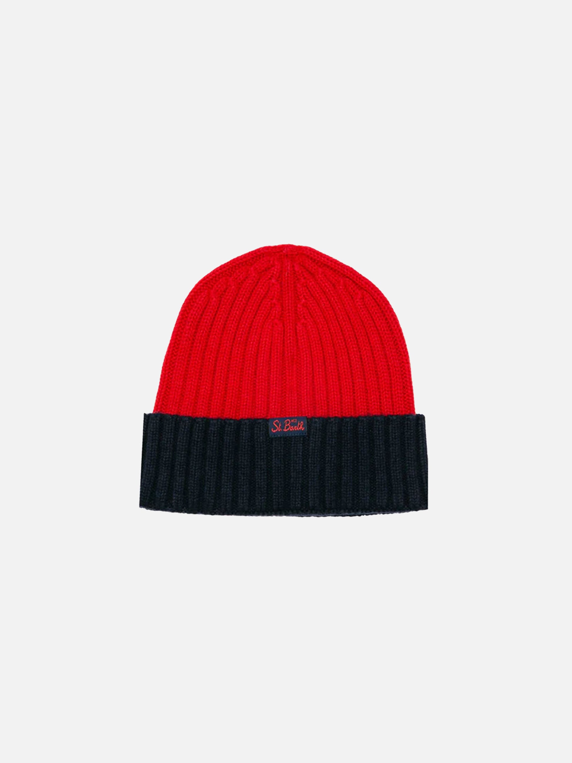 Blended cashmere hat with Cortina embroidery - MC2 Saint Barth
