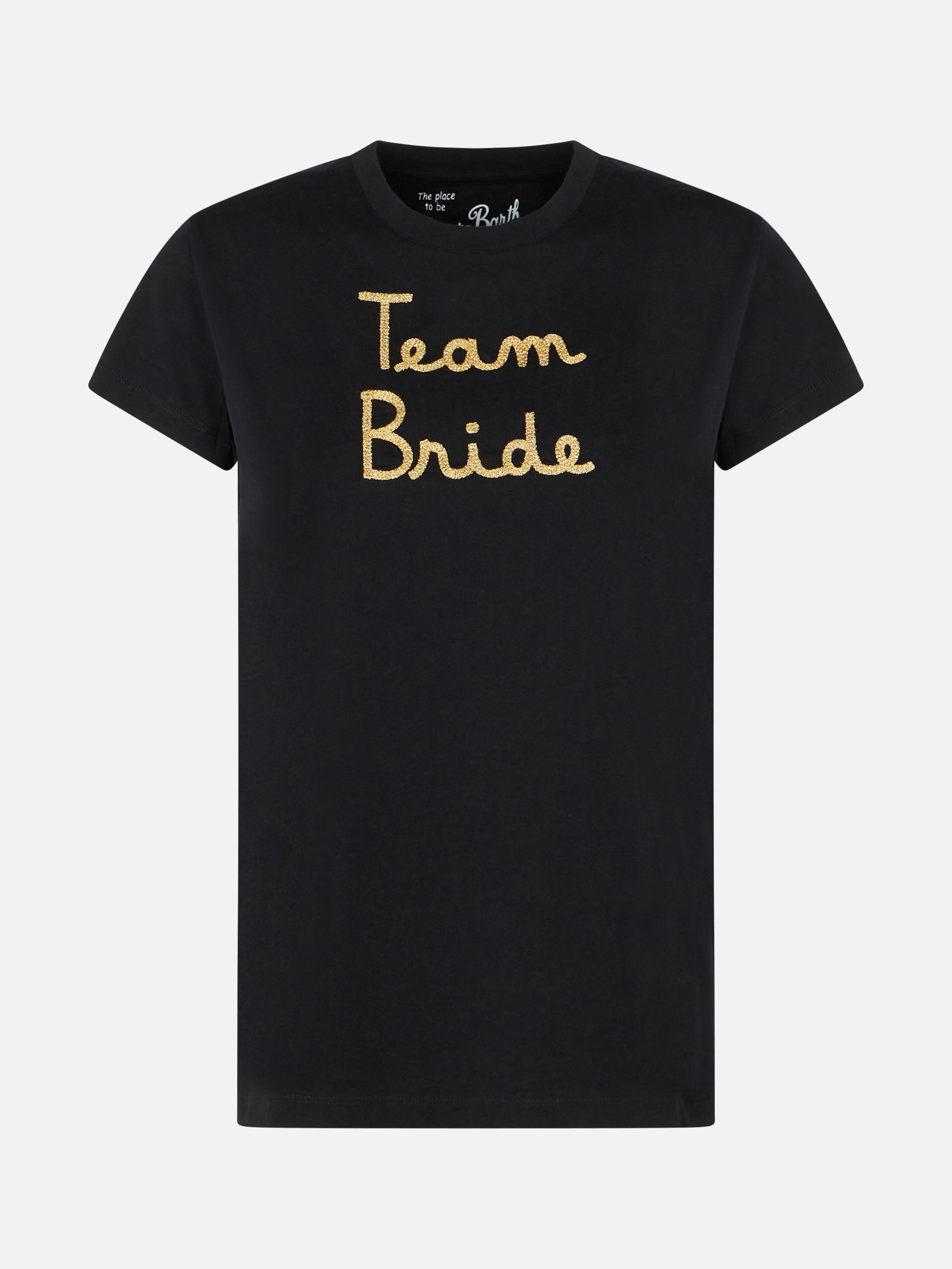 Woman cotton t-shirt with embroidery - MC2 Saint Barth