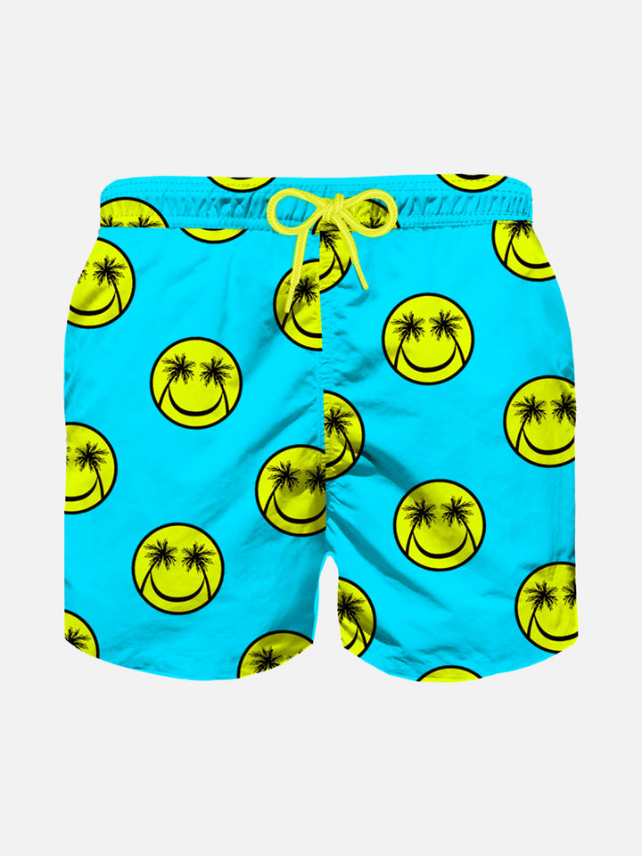 Palm print boy swim shorts - MC2 Saint Barth