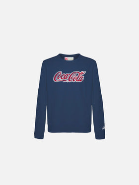 Cotton sweatshirt with ©Coca-Cola logo print | ©Coca Cola Special Edition - MC2 Saint Barth