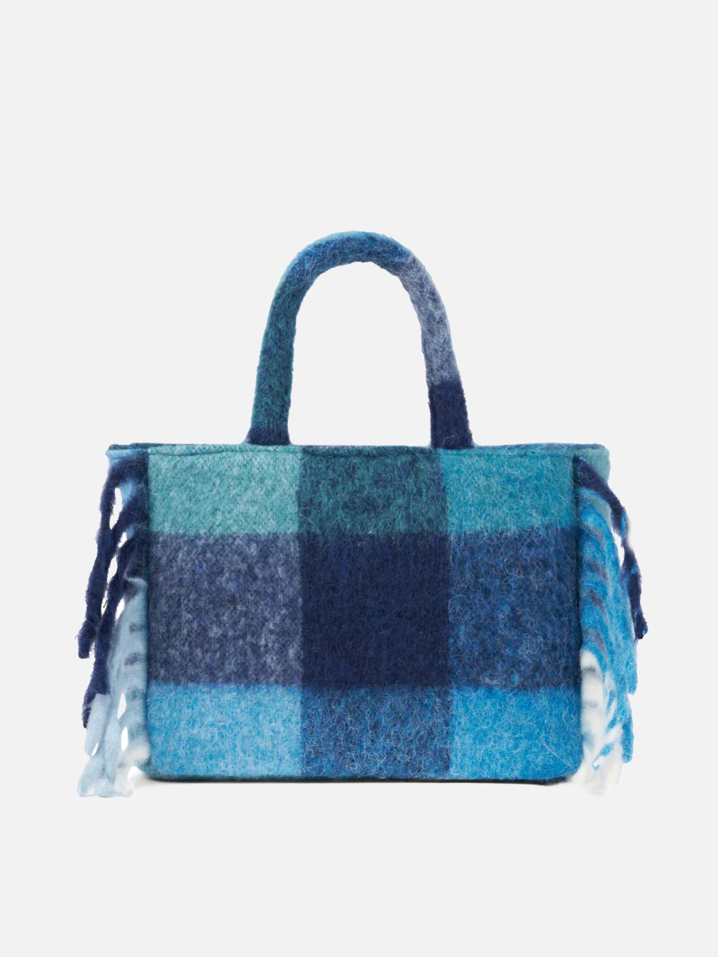 Colette blanket handbag with check print - MC2 Saint Barth