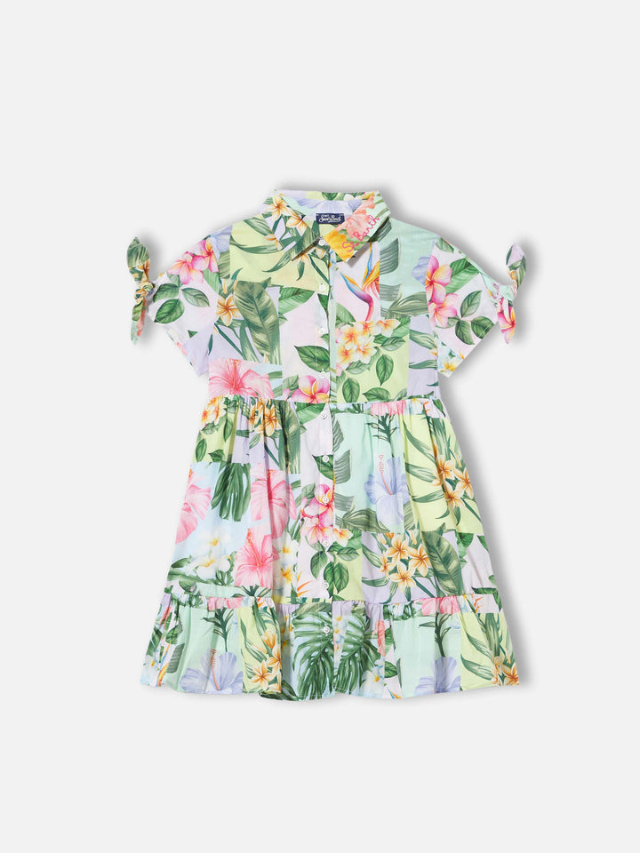 Flower print girl dress - MC2 Saint Barth