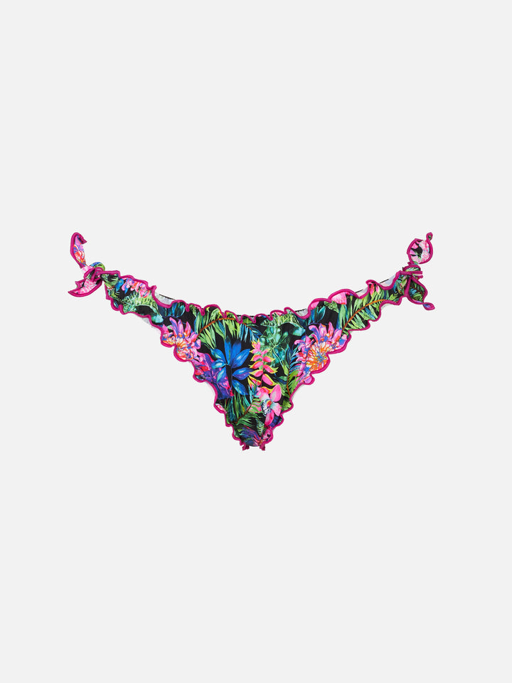 Flowers all over print swim briefs - MC2 Saint Barth