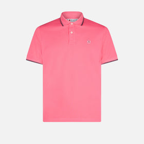 Man fluo pink polo piquet - MC2 Saint Barth