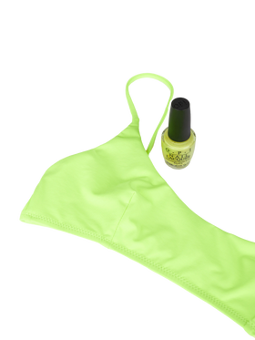 Woman fluo yellow bralette bikini - MC2 Saint Barth